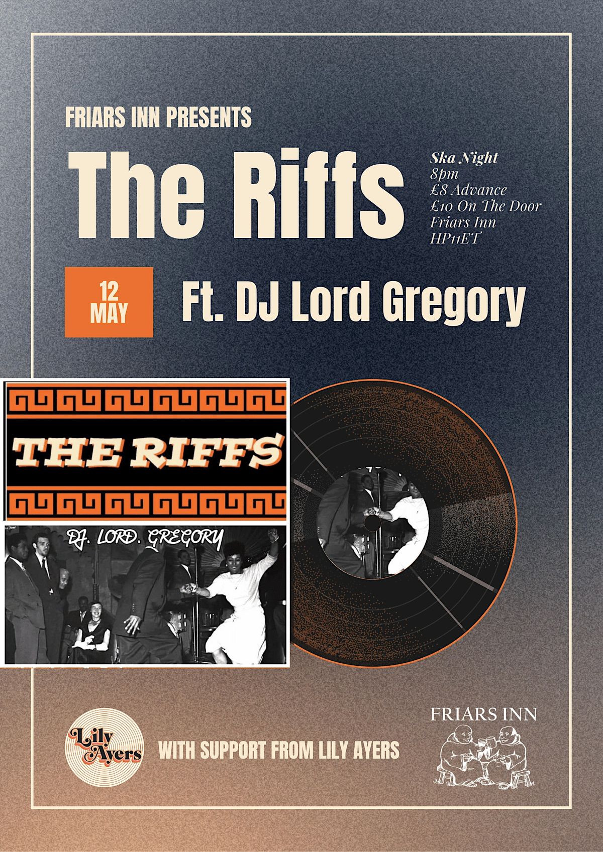 The Riffs With Support From DJ Gregory And Lily Ayers, Friars Inn ...