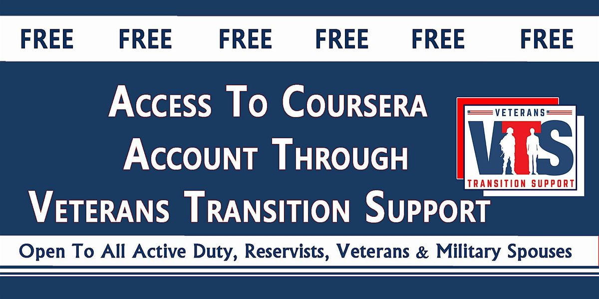 No Cost On-Line Coursera Certification Courses For Military and Spouse, 30 September | Online Event | AllEvents