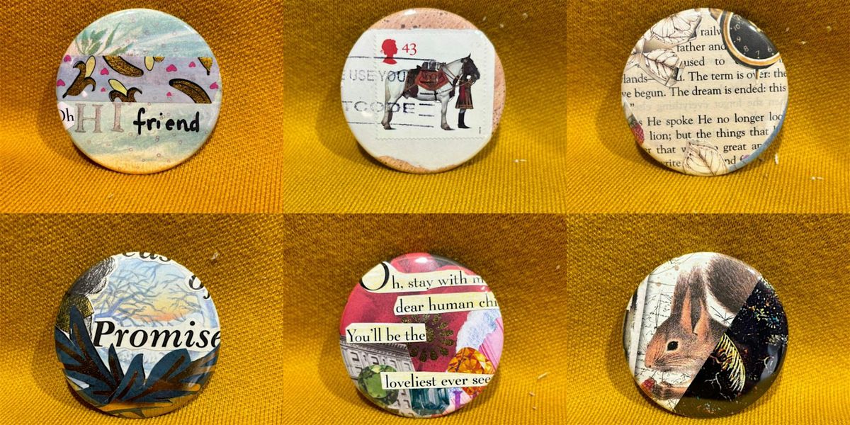 Book Buttons | Arts & Crafts event in Lancaster County, PA | Event in Manheim | AllEvents