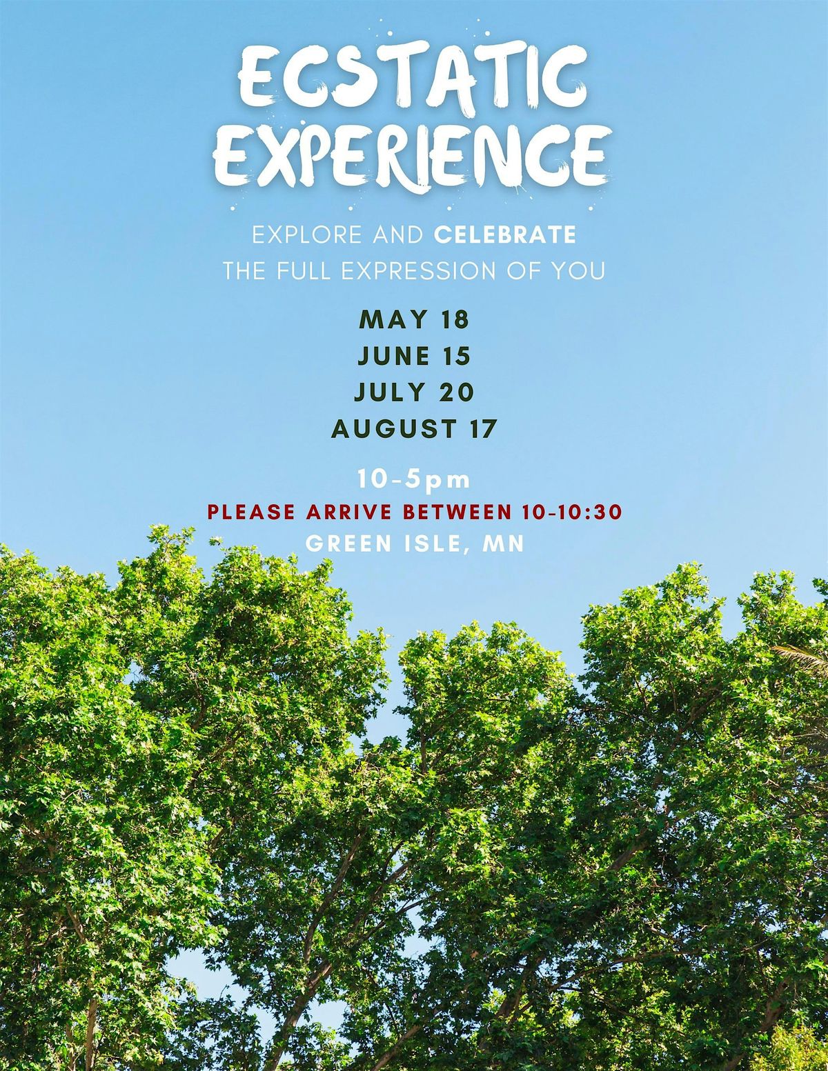 Ecstatic Experience Farm Retreats!, The Farm, Green Isle, 18 May to 17 ...