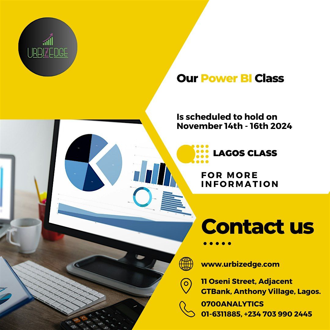 Power BI Training-Data Analysis & Business Intelligence Using Power BI, 13 August | Event in Anthony | AllEvents