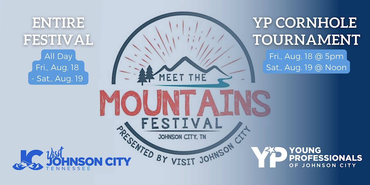 YP Cornhole Tournament at Meet the Mountains Festival, Winged Deer Park