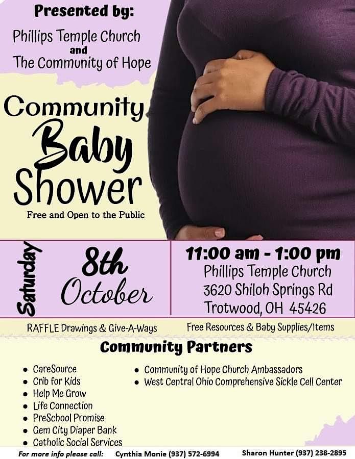 Phillips Temple Church Community Baby Shower, Phillips Temple
