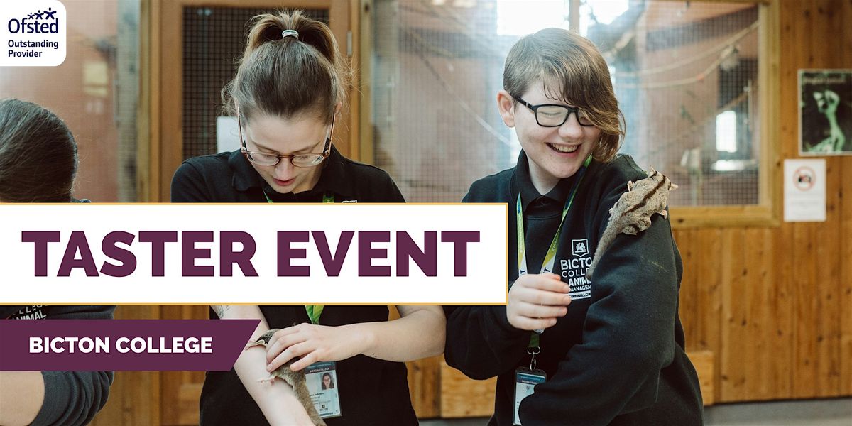 Taster Event at Bicton College | Event in East Budleigh | AllEvents