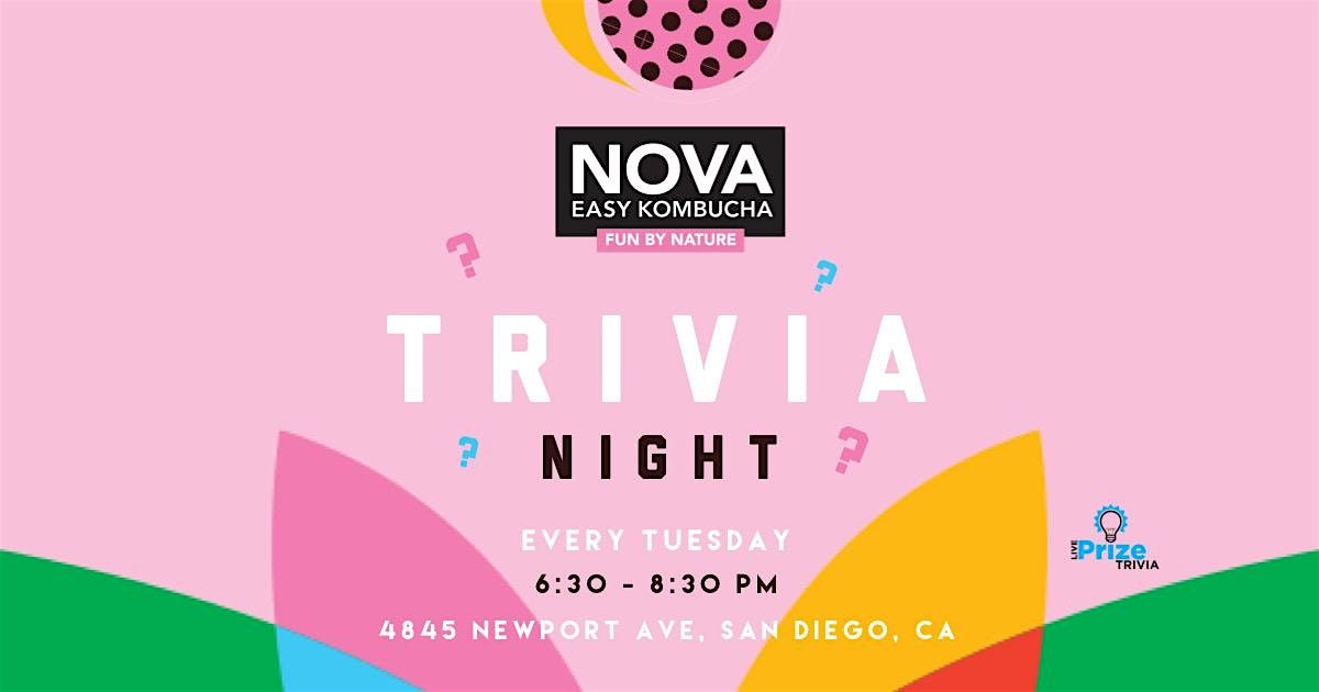 TRIVIA Tuesdays at NOVA | Event in San Diego | AllEvents