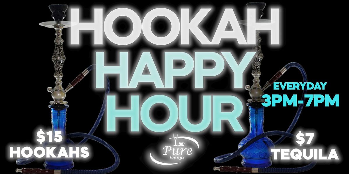 The Hookah Happy Hour at Pure Cafe & Lounge, Pure Lounge/hookah bar