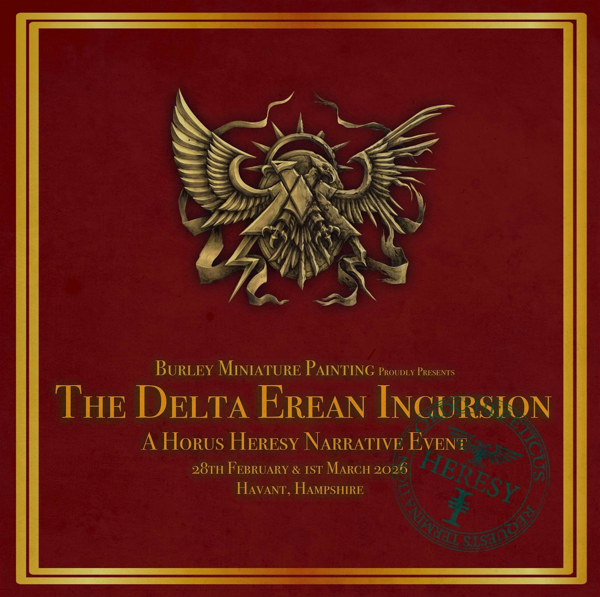 The Delta Erean Incursion - A Horus Heresy Narrative Doubles Event, 28 February | Event in Havant | AllEvents