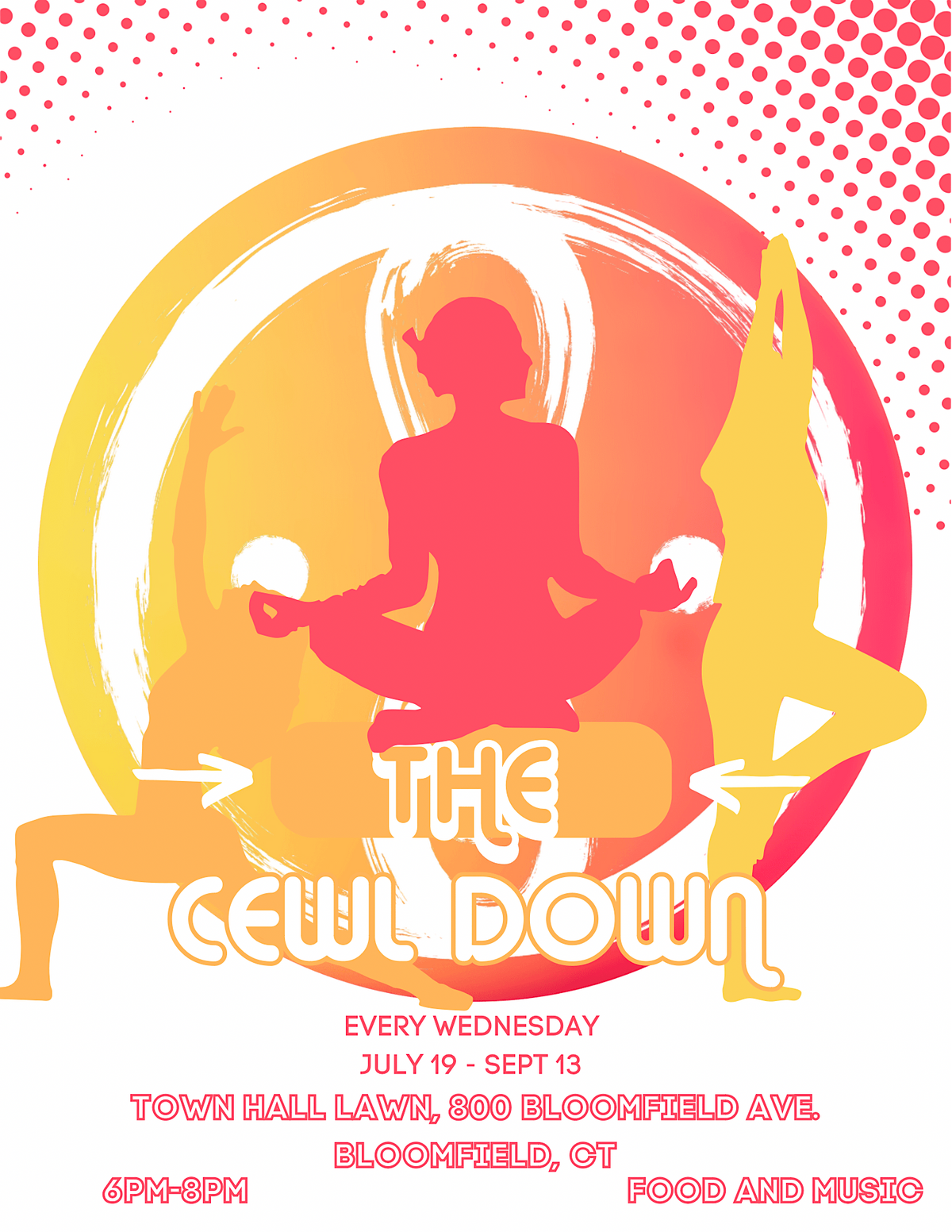 The CEWL Down Summer Yoga Series, Bloomfield Town Hall, August 30 2023