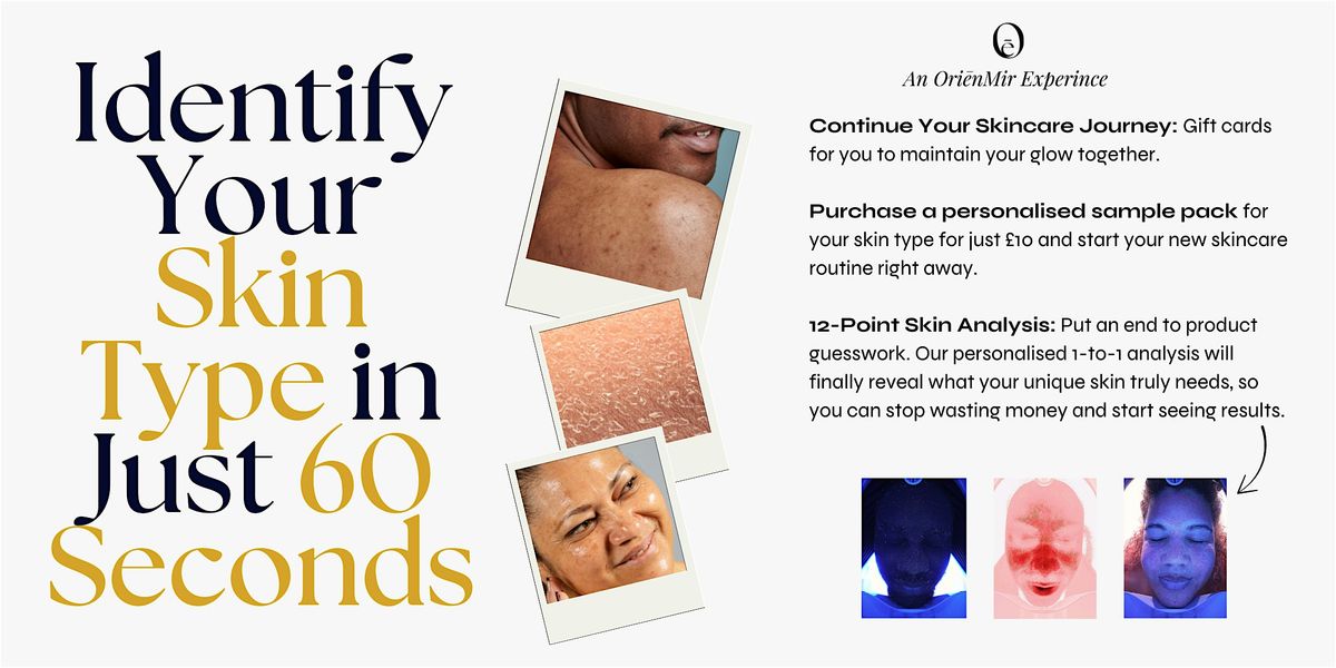 Discover Your Skin Type in 60 Seconds, 6 December | Event in Manchester | AllEvents