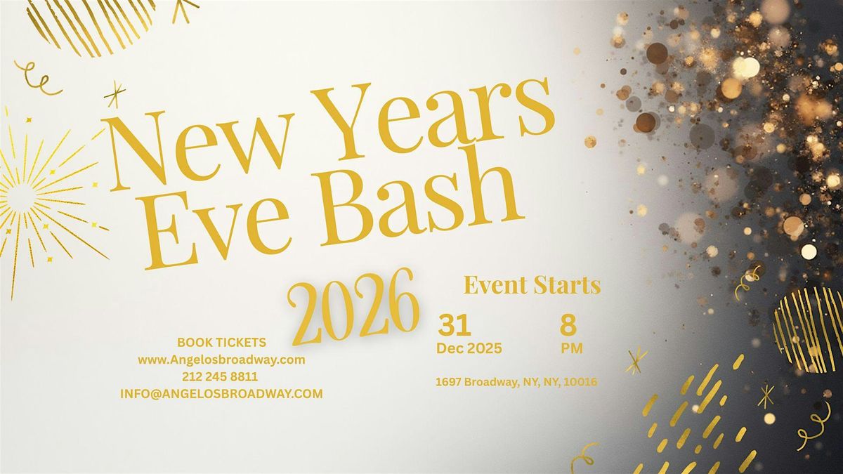 Angelo's Pizza New Year’s Eve Bash! 2026!, 31 December | Event in New York | AllEvents