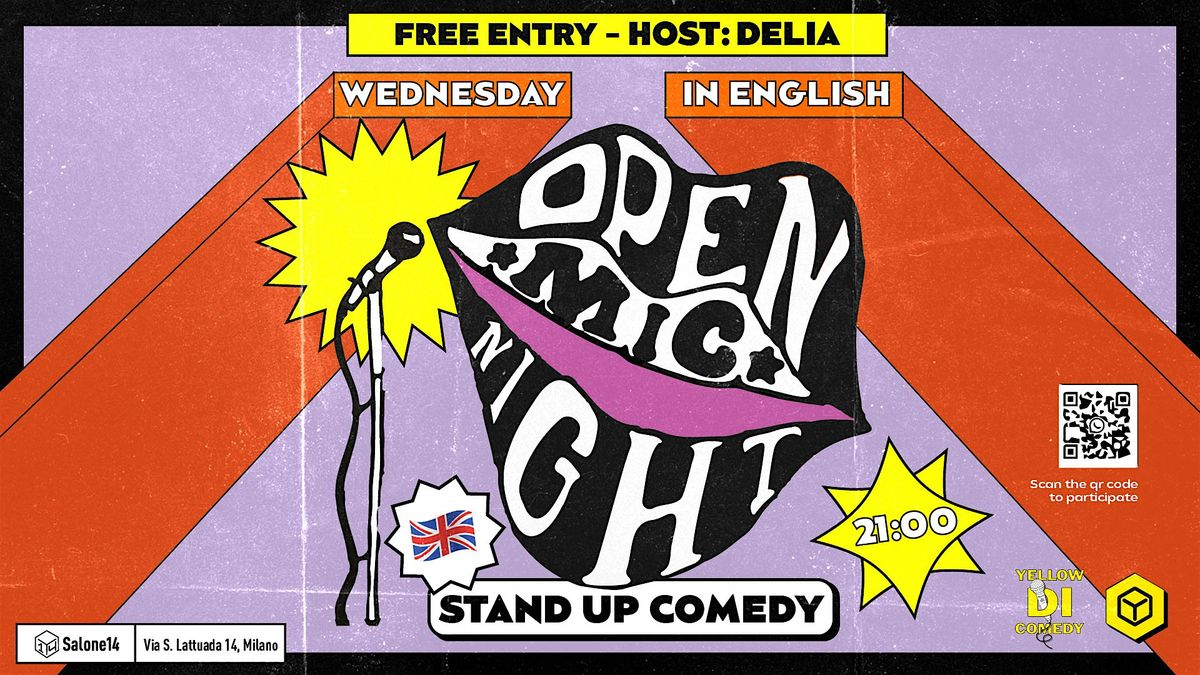 EVERY WEDNESDAY Free Entry  English stand up comedy by Yellowdicomedy | AllEvents