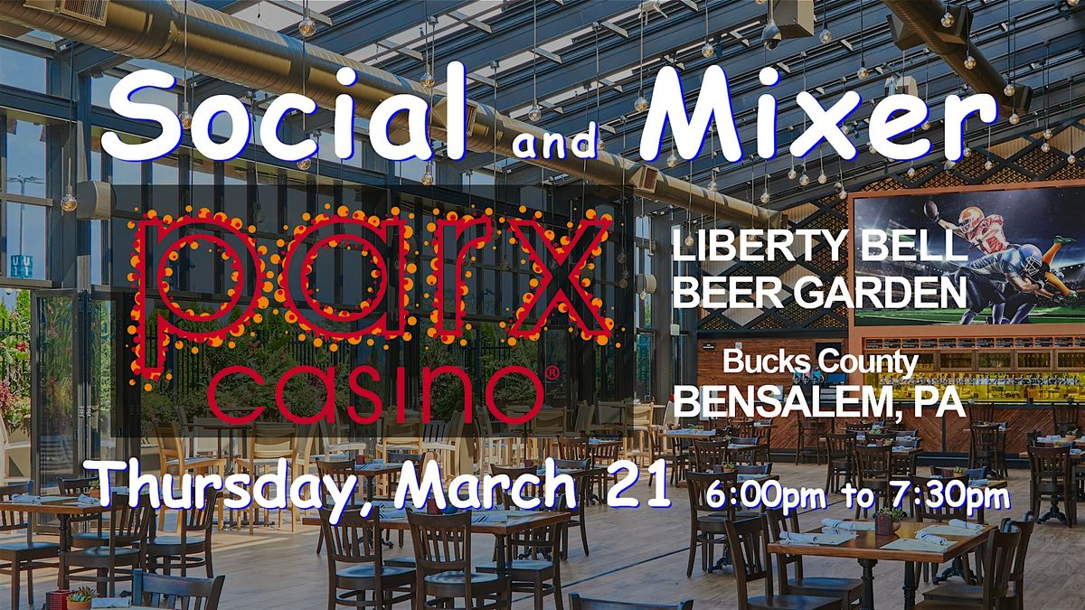 Parx Casino Bensalem, PA Social and Mixer Liberty Bell Beer