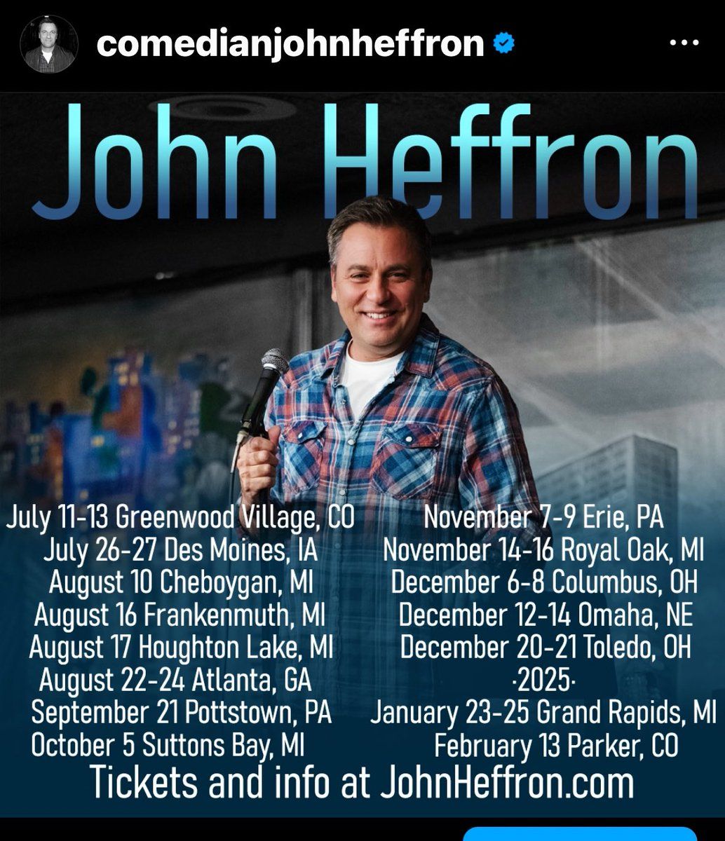 John Heffron, 3 December | Event in St. Louis | AllEvents