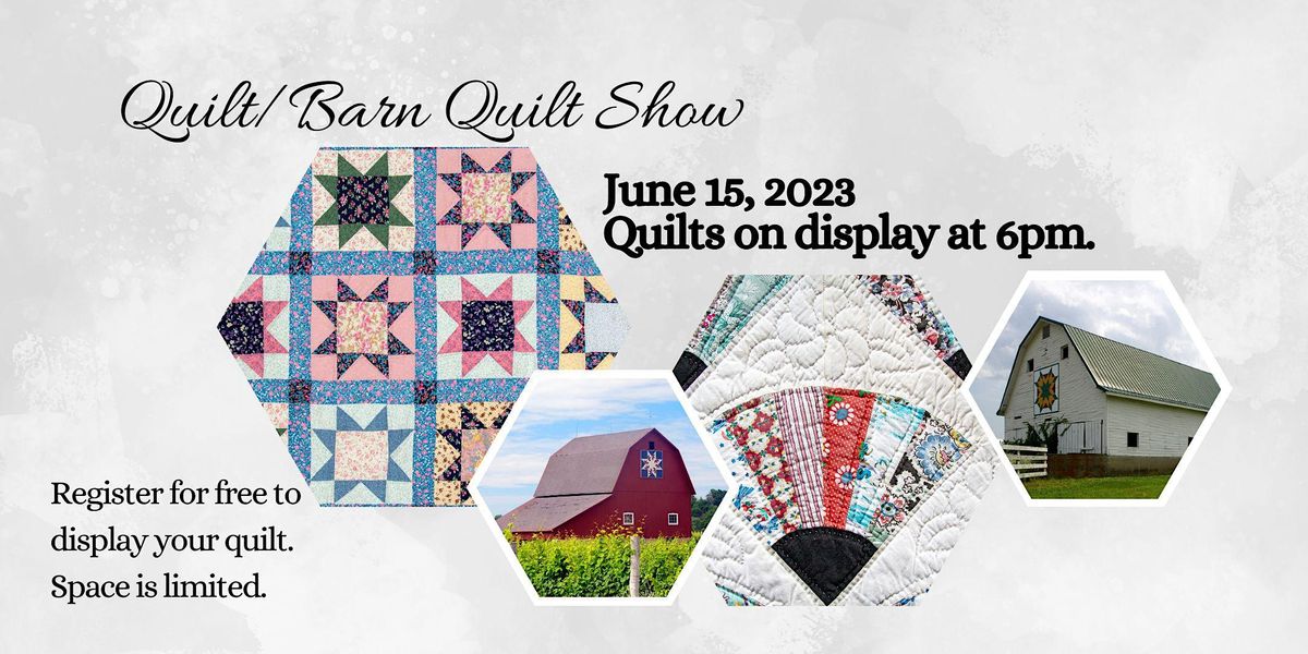 Register for the Quilt/Barn Quilt Show, Crooked Lane Farm and Folk
