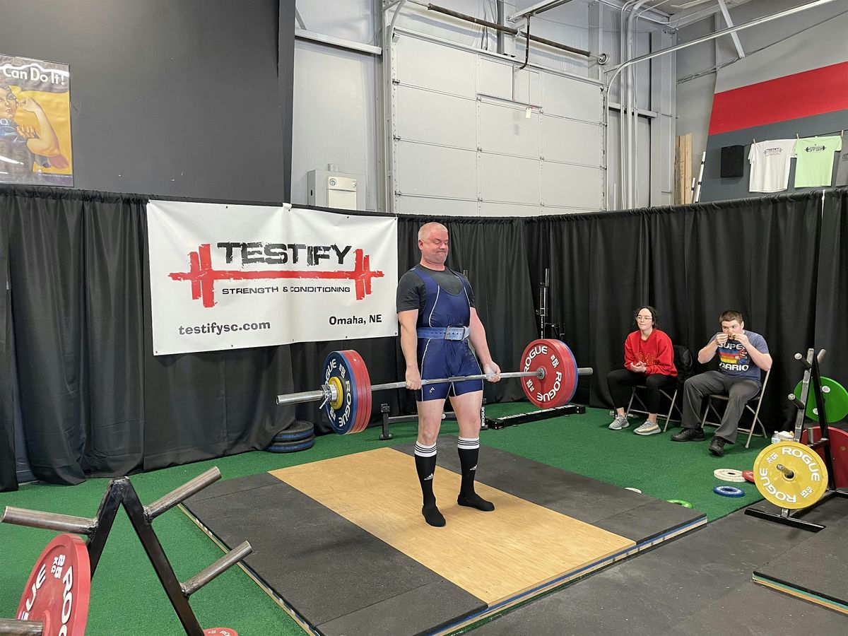 2026 Testify Strengthlifting Challenge, 11 April | Event in Omaha | AllEvents