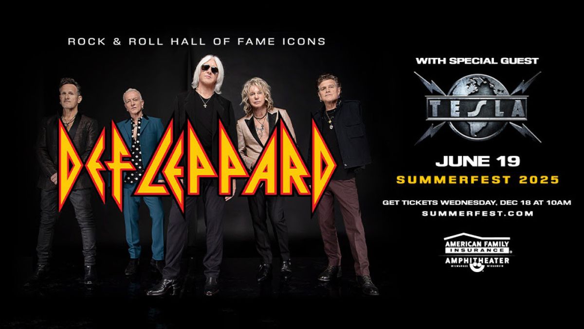 Def Leppard with Tesla, 20 June | Event in Milwaukee | AllEvents
