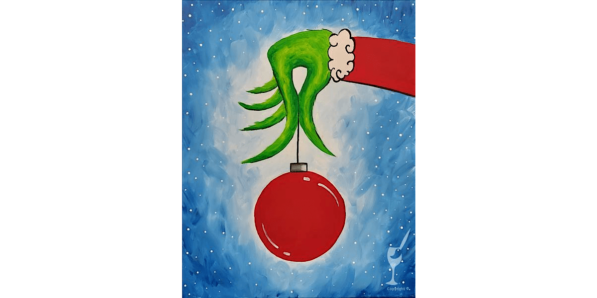 The Grinch’s Hand - Paint and Sip in Houston | Classpop!™, 22 December | Event in Baytown | AllEvents