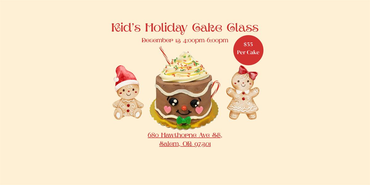 Kid's Cake Class- Sweetly Baked, 13 December | Event in Salem | AllEvents