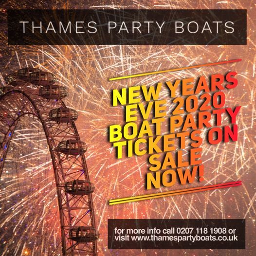 $525 for six-hour new year's eve cruise with buffet and open bar from legend cruises (up to $799 New Years Eve 2020 Boat Party - Viscount, Festival Pier Southbank, London, 31 December to 1 January