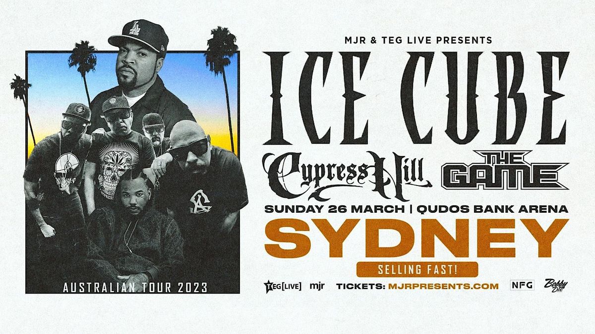 Ice Cube, Cypress Hill & The Game in Sydney, Qudos Bank Arena, Sydney