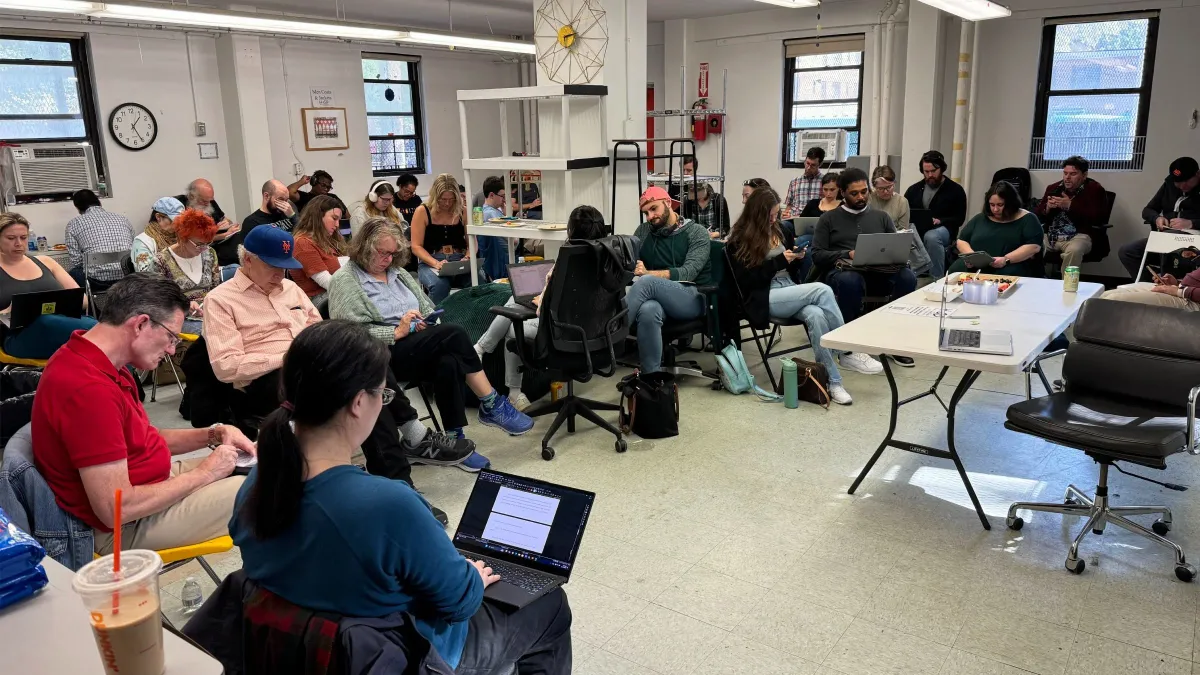 Writing group meeting at a huge/unusual space in Alphabet City, 14 December | Event in New York | AllEvents