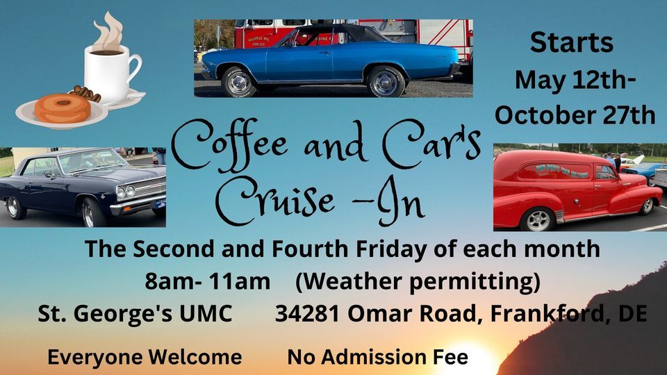 Ghost Ryderz Car Club and St. UMC Coffee and Cars Cruise In