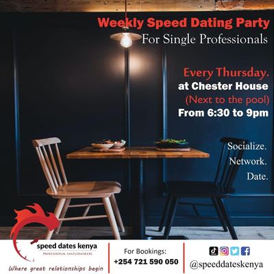 Weekly Speed Dating Party for Single Professionals