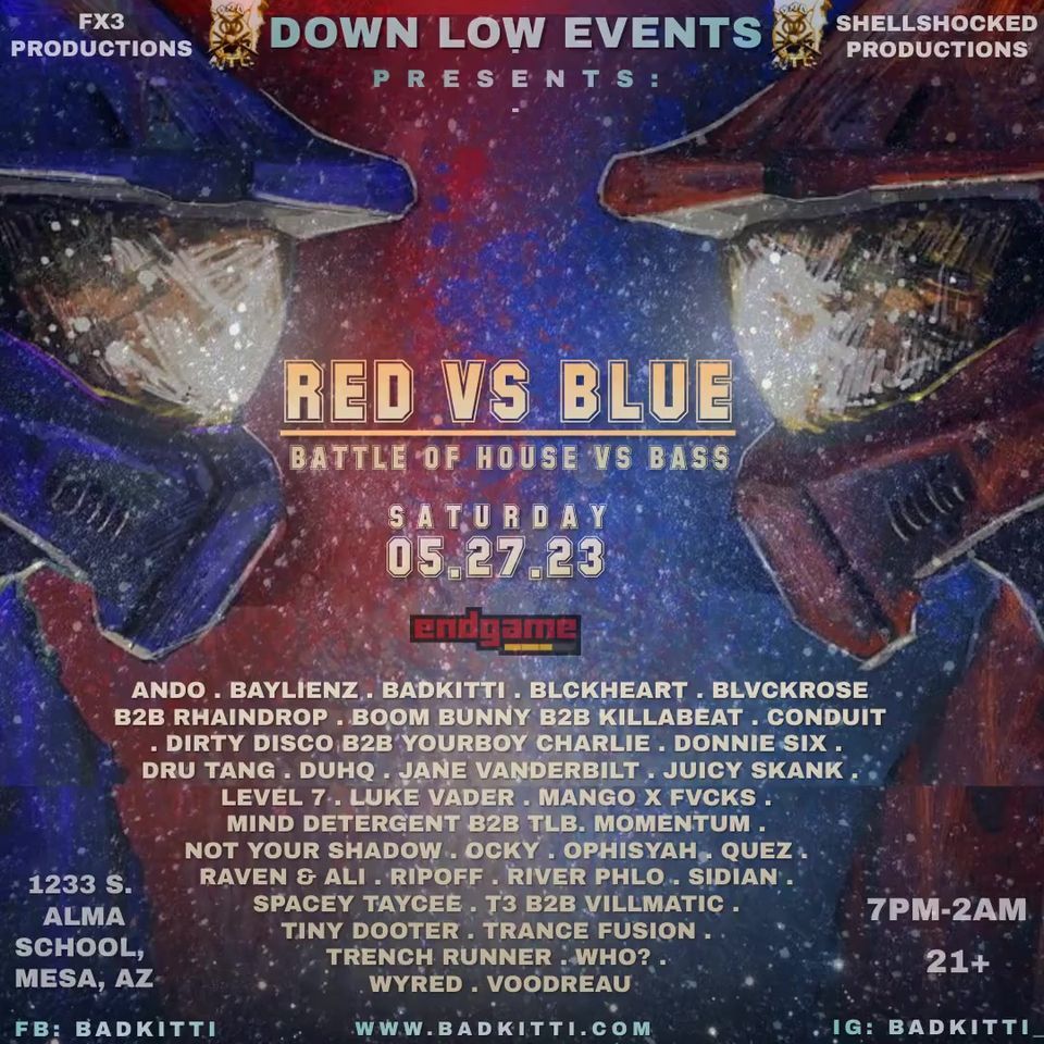 Down Low - Red Vs. Blue  | Event in Mesa | AllEvents.in
