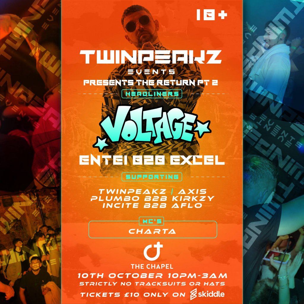 TwinpeakZ Events Presents VOLTAGE The Return Pt 2, 10 October | Event in Salisbury | AllEvents