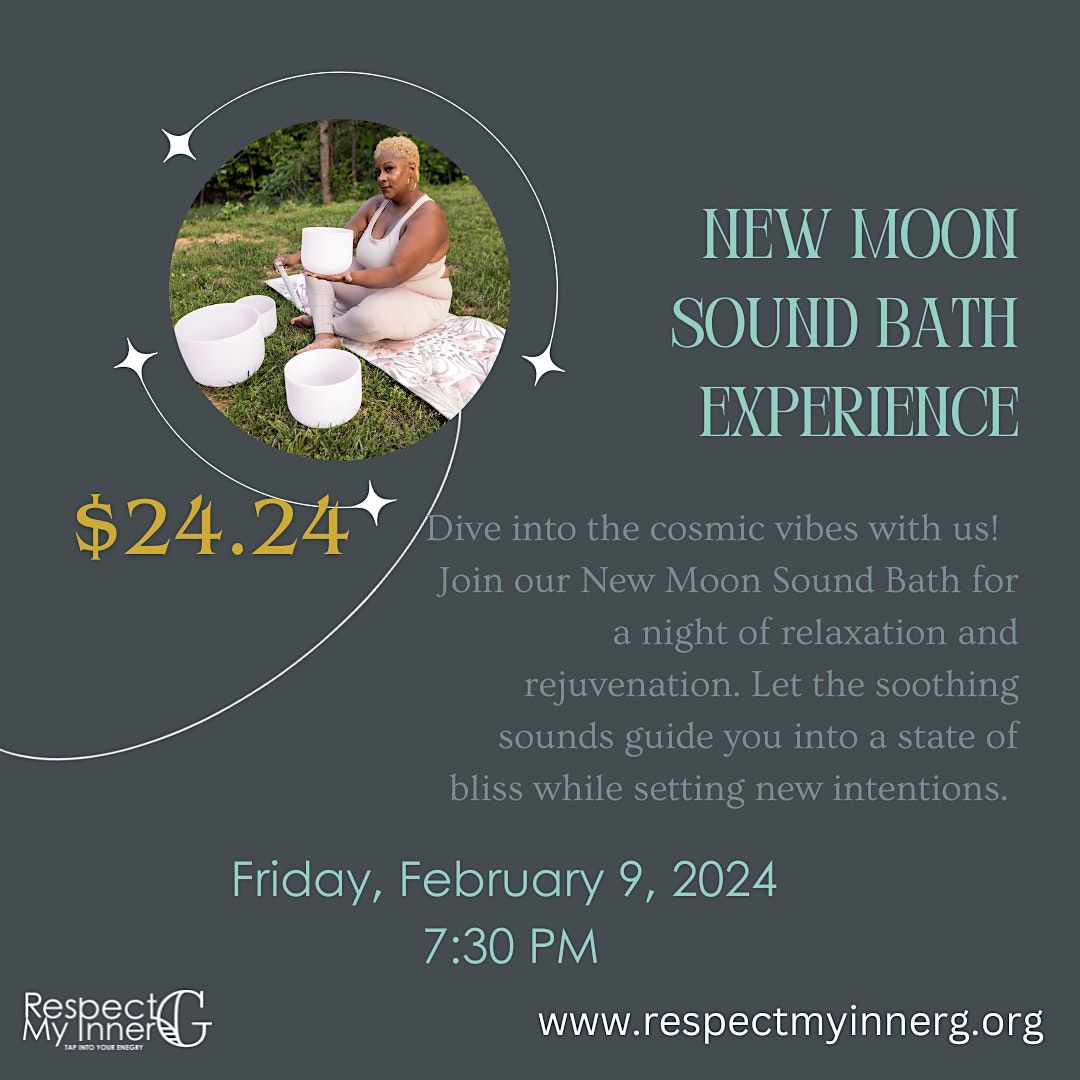 New Moon Sound Bath Experience, 1973 J N Pease Place, Charlotte, NC, USA, 9 February 2024 ...