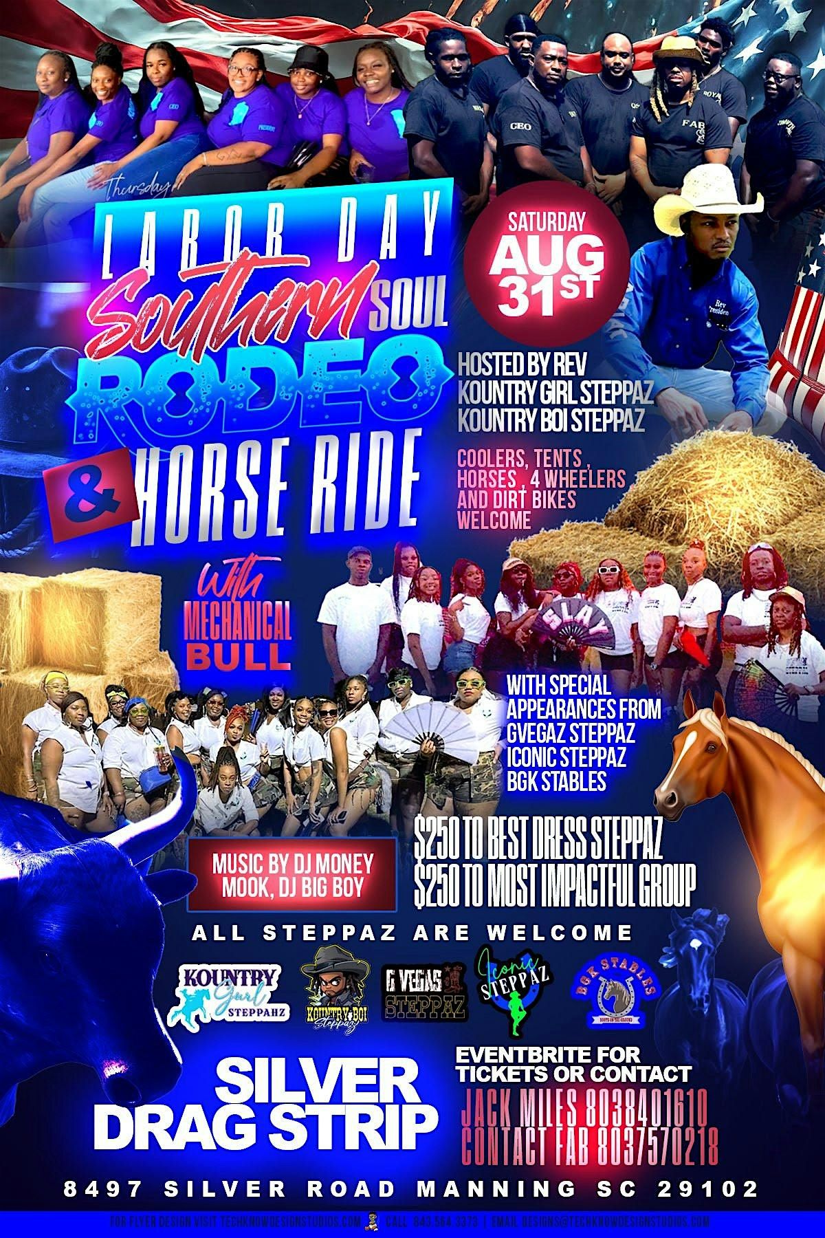 Labor Day Southern Soul Rodeo & Horse Ride & Car & Bike Show Shootout ...