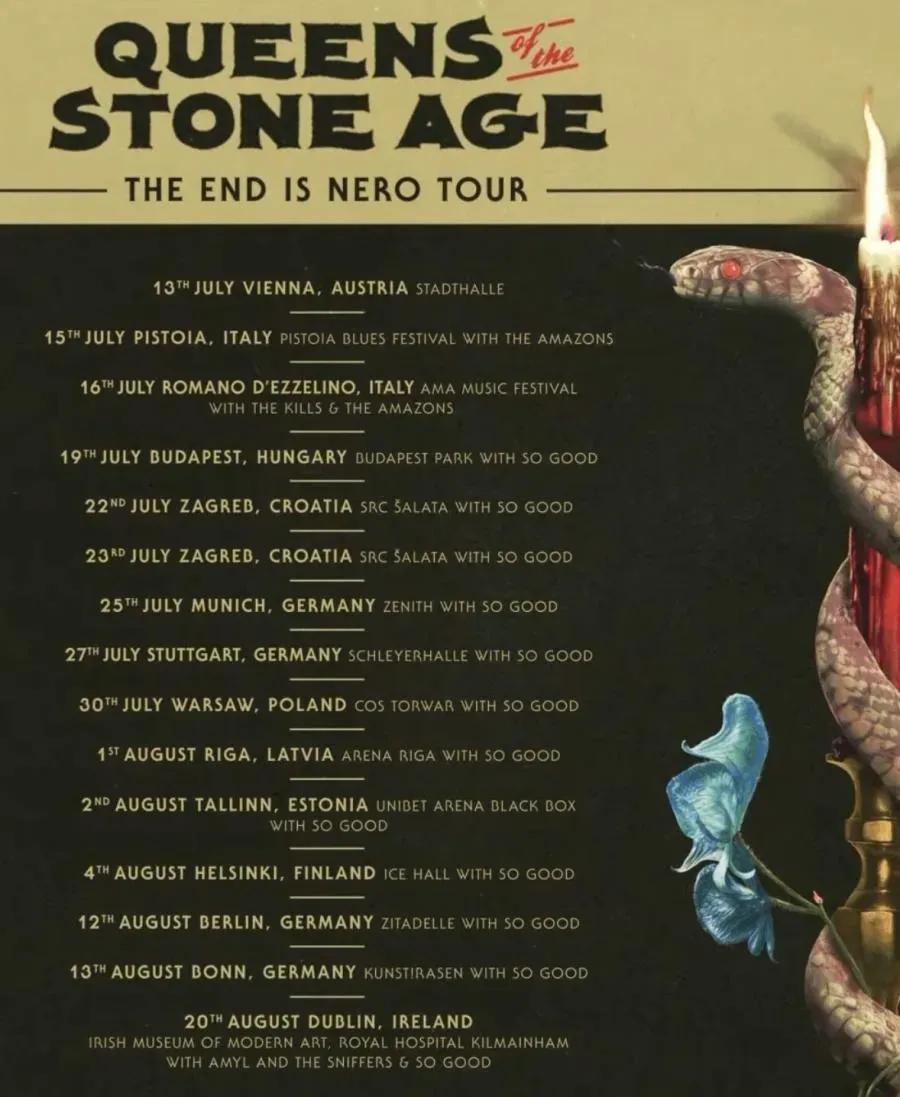 Queens of the Stone Age at Hanns Martin Schleyer-Halle, 27 July | Event in Stuttgart | AllEvents