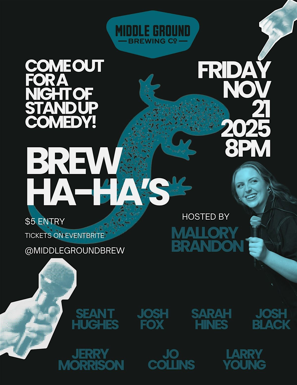 Stand Up Comedy at Middle Ground Brewing, 21 November | Event in Murfreesboro | AllEvents