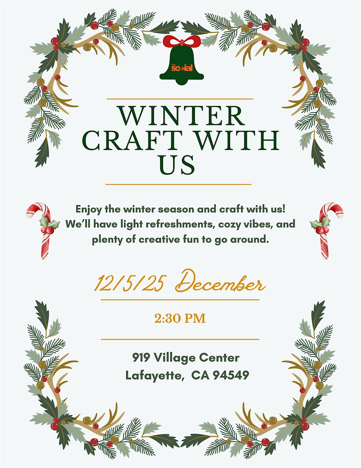 Winter Craft With Us, 5 December | Event in Lafayette | AllEvents