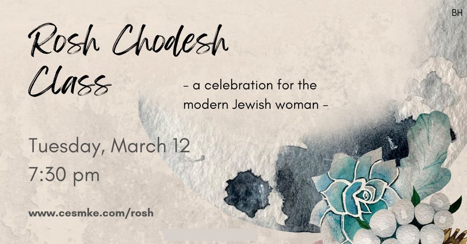 Rosh Chodesh Class Adar II, Chabad of the EastSide, Milwaukee, 12