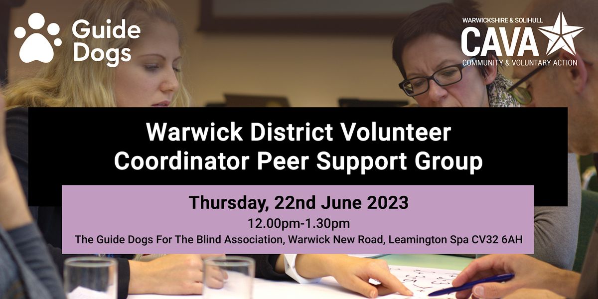 Warwick District Volunteer Coordinator Peer Support Group, The Guide