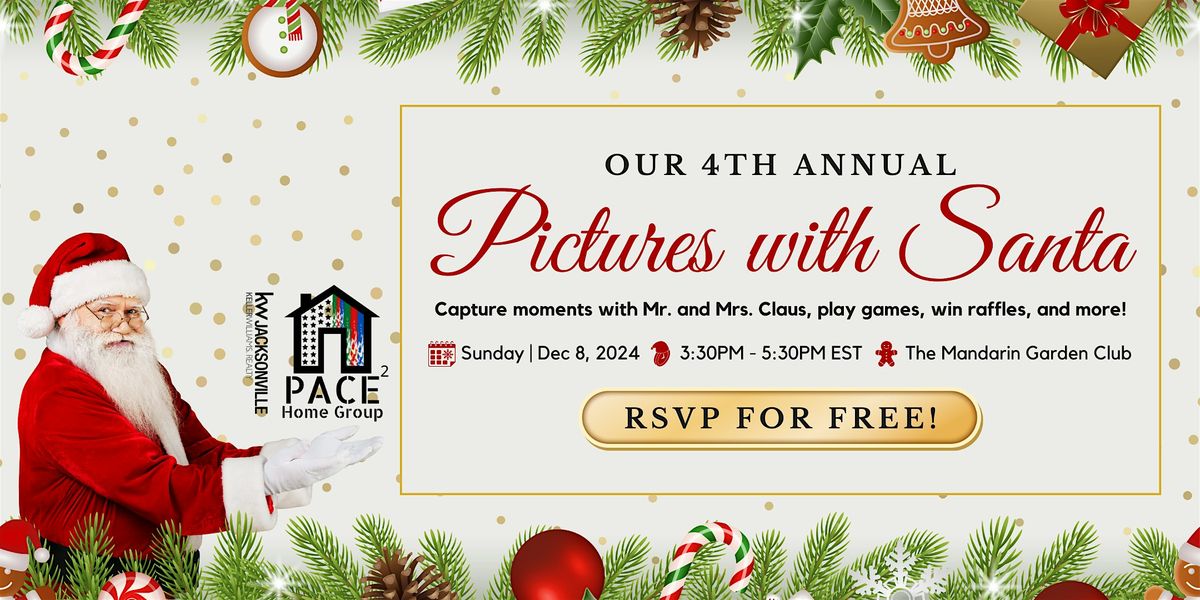 Join Us for Our 4th Annual Pictures with Santa!, Mandarin Garden Club
