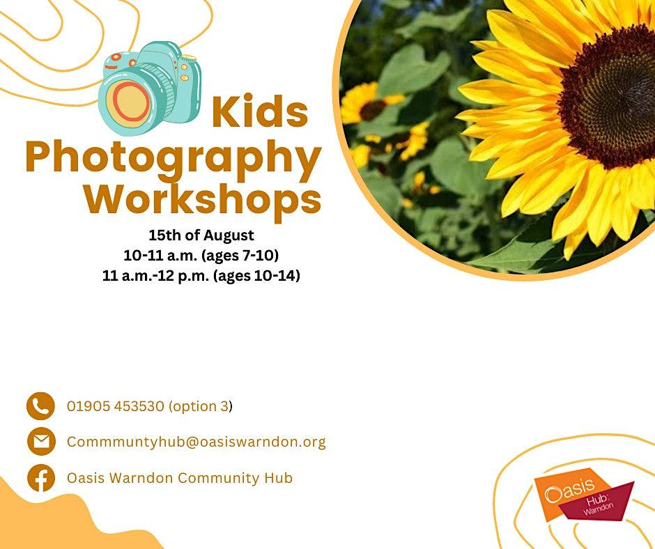 Kids Photography Workshops Oasis Warndon Community Hub Garden kids-photography-workshops-oasis-warndon-community-hub-garden