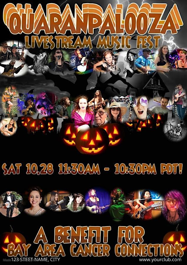 OctoBOOer 2023 QuaranPalooza Livestream Music Fest, October 28 2023 Online Event AllEvents.in
