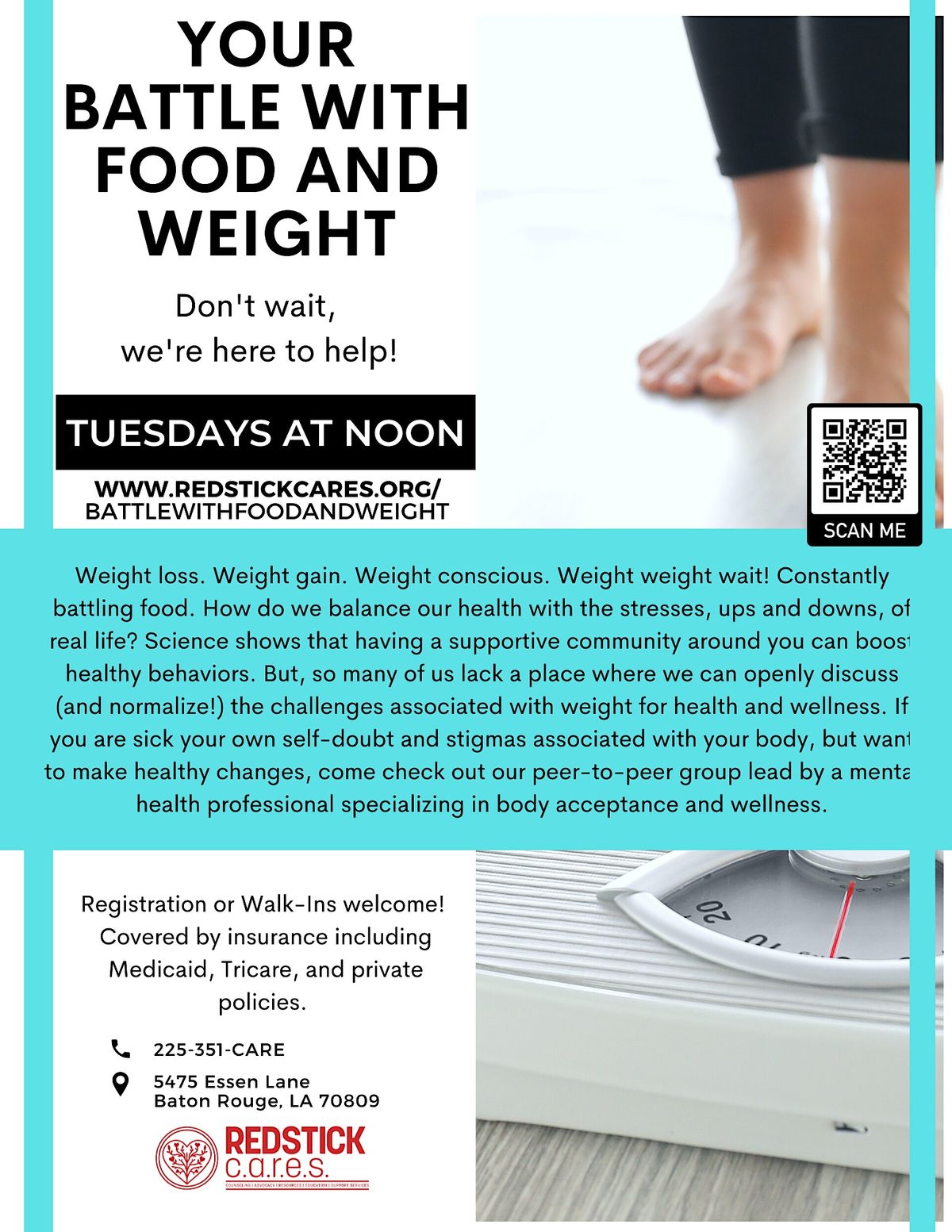 Your Battle with Food and Weight, 5475 Essen Ln, Baton Rouge, 19