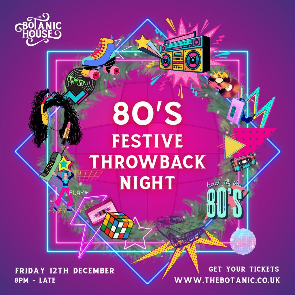 Back to the 80s Christmas Night, 12 December | Event in Inverness | AllEvents