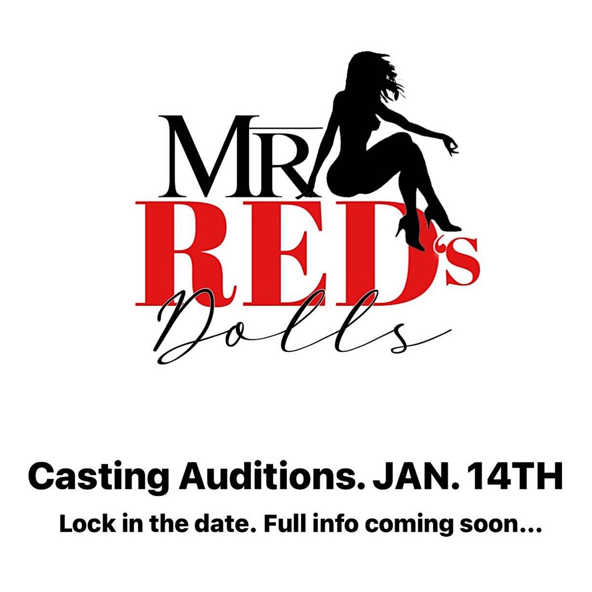 MR.RedsDolls Model Auditions, January 14 2023 AllEvents.in