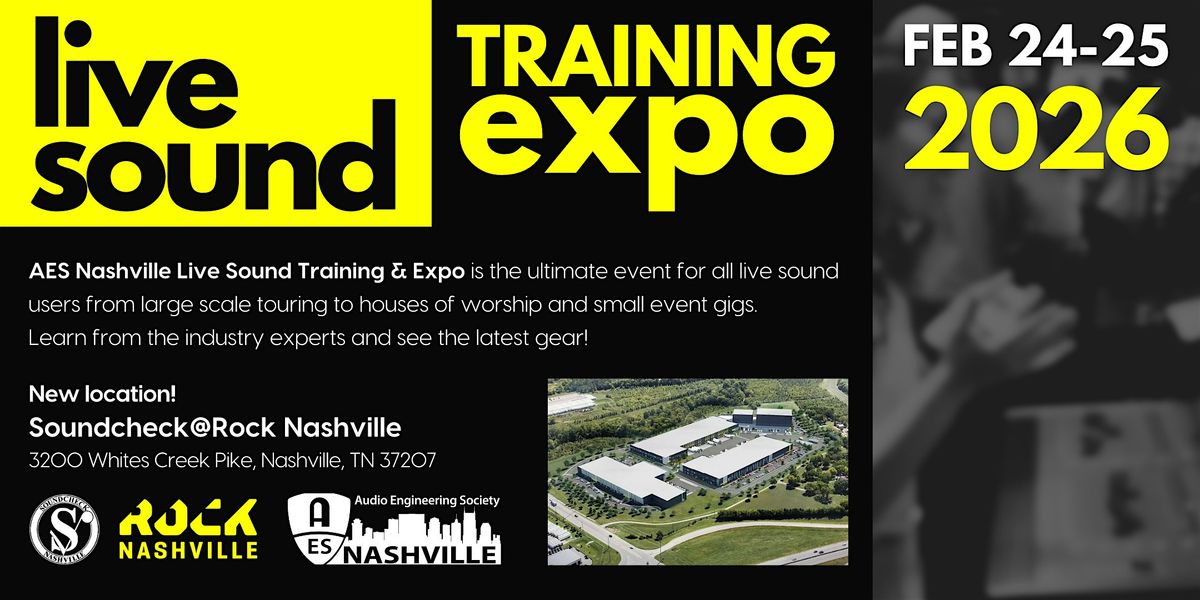 AES Nashville Live Sound Training