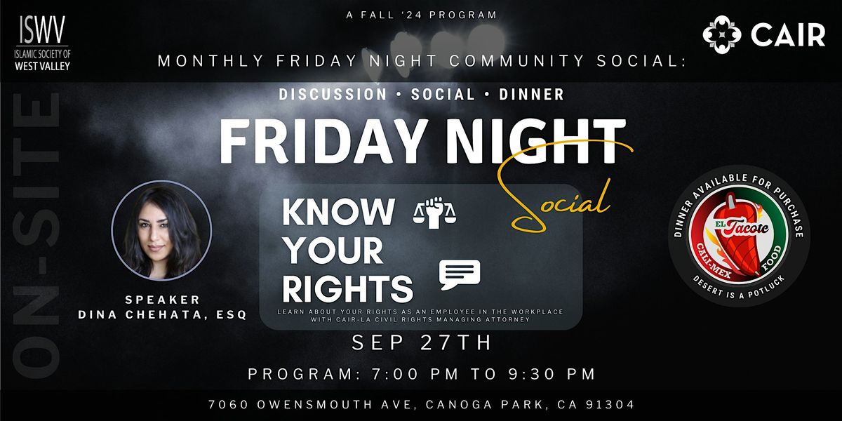 ISWV: Friday Night Social | Event in Canoga Park | AllEvents