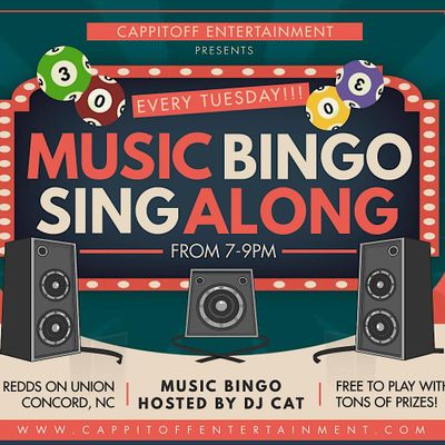 Tuesday Music Bingo at Redds on Union