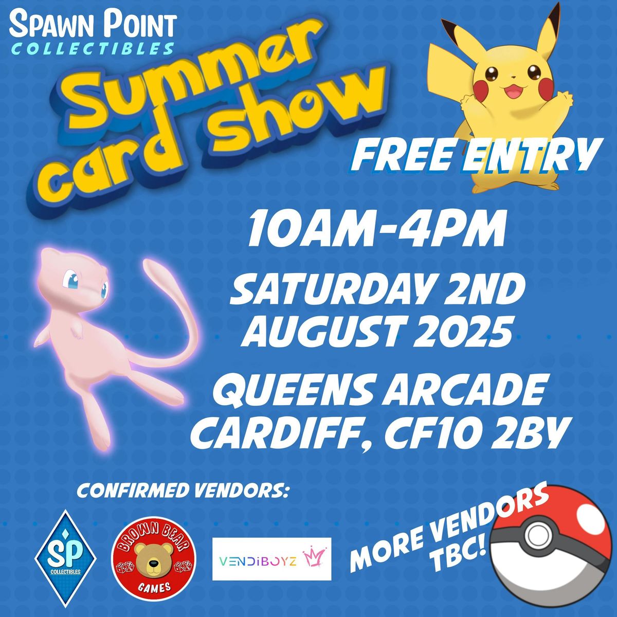 Spawn Point Summer Card Show , 2 August | Event in Cardiff | AllEvents