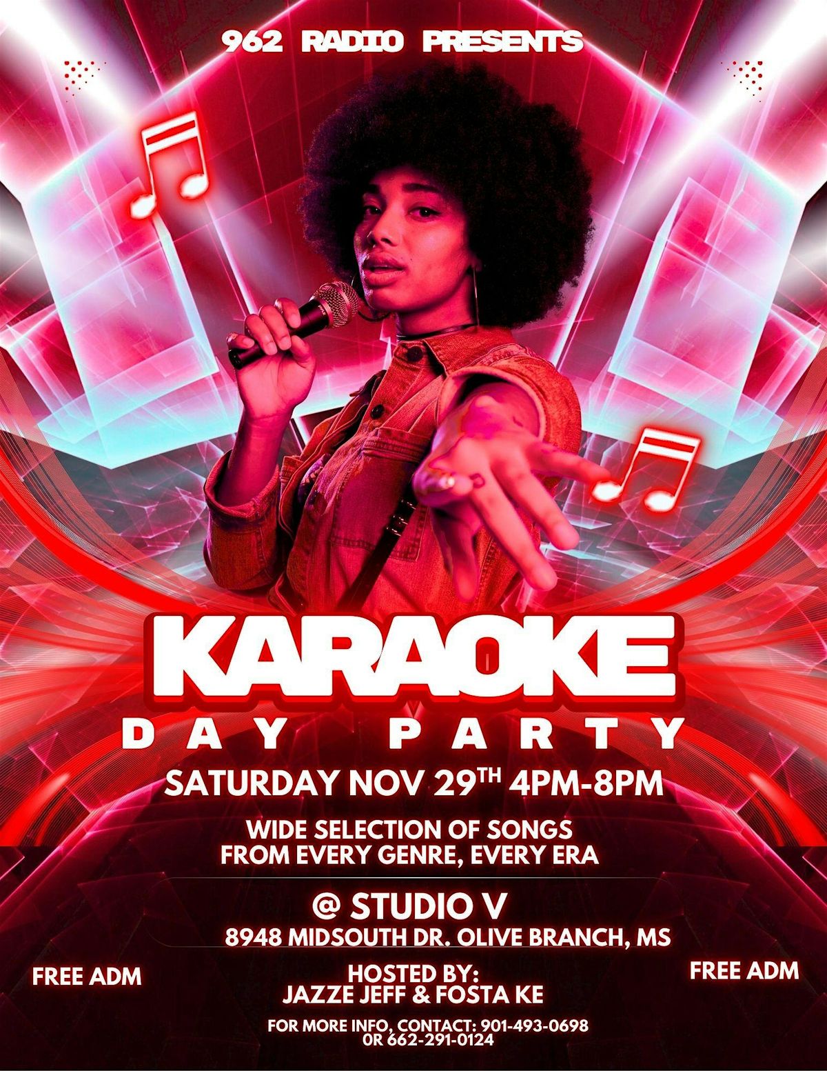 THINK YOU CAN SING! KARAOKE DAY PARTY!, 29 November | Event in Olive Branch | AllEvents