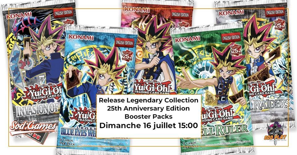 YuGiOh! Release Legendary Collection 25th Anniversary Edition