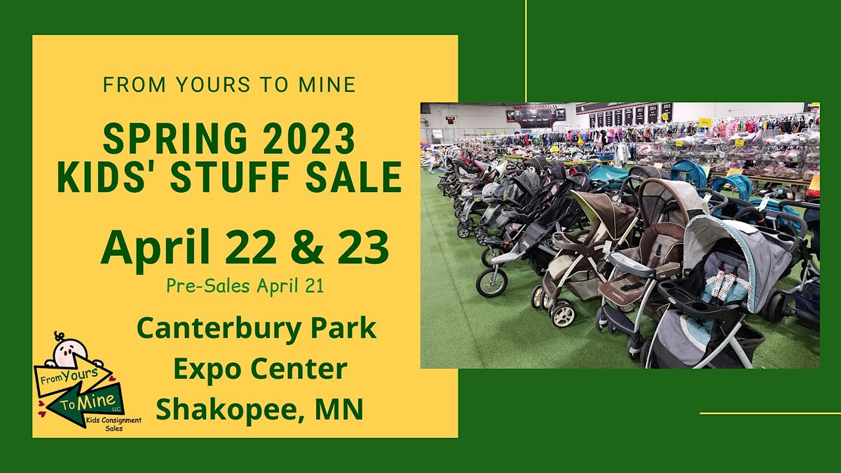 Spring 2023 Kids Stuff Sale Event Canterbury Park Expo Building Spring 2023 Kids Stuff Sale Event Canterbury Park Expo Building