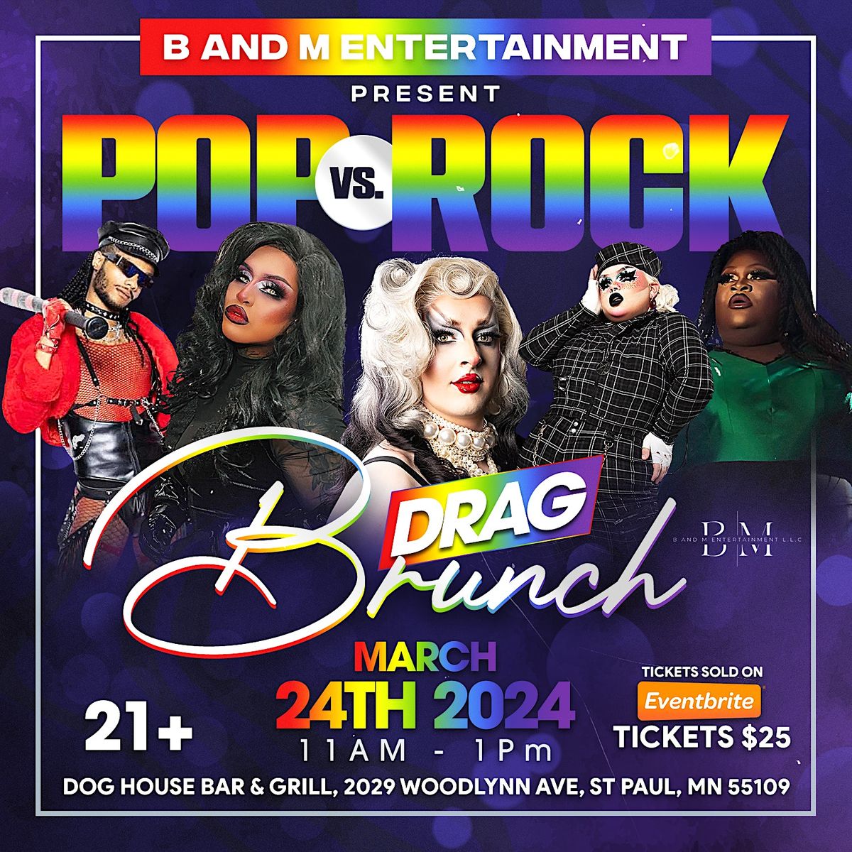 Pop vs. Rock Drag Brunch, The Dog House Bar & Grill, Saint Paul, 24